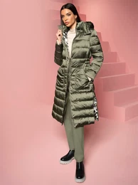 Steppmantel Gr. 48, grn (khaki) Damen Mntel