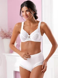 Hipster WSCHEPUR Gr. 48/50, wei, Damen, 76% Modal, 18% Polyamid, 6% Elasthan, Unterhosen
