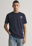 Gant T-Shirt REGULAR SHIELD REG ARCHIVE SHIELD EMB blau
