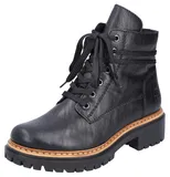 Schwarze Rieker Schnürstiefel image