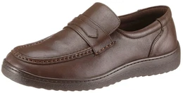 Slipper CLASSIC Gr. 43, braun, Herren, Glattleder, Schuhe