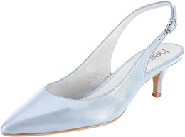 Slingpumps Gr. 40, blau (hellblau) Damen Schuhe