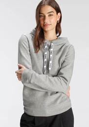 Sweatshirt Gr. 36/38 (S), grau (mittelgrau) Damen Sweatshirts mit Kapuze