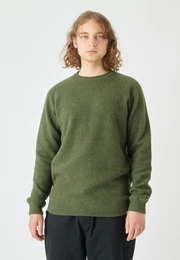 Sweatshirt Noitch Gr. S, grn Herren Sweatshirts aus gebondeter Wolle