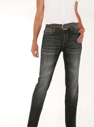 Bequeme Jeans CASUAL LOOKS Gr. 48, Normalgren, grau (grey, denim) Damen Jeans