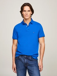 Poloshirt 1985 REGULAR POLO , Herren, Gr. S, blau (ultra blau), Jersey, Obermaterial: 96% Baumwolle, 4% Elasthan, unifarben, bestickt, sportlich, normal hftbedeckend, hoch geschlossener Ausschnitt, Kurzarm eingesetzt Bndchen, Shirts,