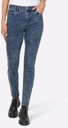Bequeme Jeans Gr. 50, Normalgren, blau (blue, stone, washed) Damen Jeans