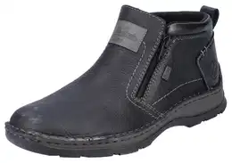 Winterstiefelette Gr. 40, schwarz Herren Schuhe mit beidseitigen Reiverschlssen