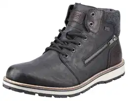 Winterboots Gr. 45, schwarz Herren Schuhe mit wasserabweisender TEX-Membran