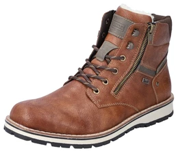 Winterboots Gr. 47, braun Herren Schuhe mit komfortabler TEX-Ausstattung, Freizeitschuh, Schnrschuh