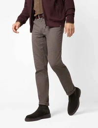 5-Pocket-Hose Style CADIZ , Herren, Gr. 34, Lnge 30, braun (nougat), 53% Baumwolle, 29% Polyester, 16% Viskose, 2% Elasthan, Hosen