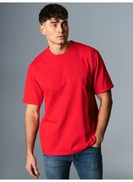 T-Shirt Heavy Oversized T-Shirt , Herren, Gr. XXL, rot (vulcano), 100% Baumwolle, casual, Halbarm, Shirts
