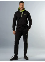 Freizeitanzug Modischer Jogginganzug Gr. XXXL, schwarz Herren Sportanzge