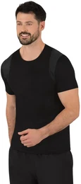 T-Shirt COOLMAX Sport T-Shirt , Herren, Gr. L, schwarz, 100% Polyester (recycelt), sportlich, Halbarm, Shirts