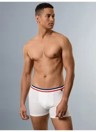 Boxer Pants mit praktischem Gummibund , Herren, Gr. XXXL, wei, 95% Baumwolle, 5% Elastan, Unterhosen