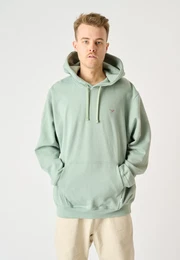 Kapuzensweatshirt Ligull Boxy , Herren, Gr. M, grn (hellgrn), 100% Baumwolle, bestickt, casual, normal, ohne Ausschnitt, Langarm, Sweatshirts, In lssigem Schnitt