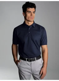 Poloshirt Business-Poloshirt , Herren, Gr. L, blau (navy), 100% Baumwolle, Basic, Kurzarm, Shirts