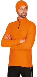 Sweatshirt Langrmeliges Sportshirt mit Reiverschluss , Herren, Gr. XL, orange (leuchtorange), 92% Polyester, 8% Elastan, sportlich, Sweatshirts