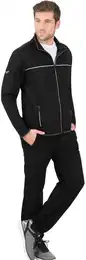Sweater Atmungsaktiver Sport- und Freizeitanzug , Herren, Gr. S, schwarz, 92% Polyester, 8% Elastan, sportlich, Sweatshirts