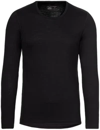 Sweatshirt Sportshirt aus Merinowolle , Herren, Gr. XXXL, schwarz, 80% Wolle (Merinowolle), 20% Polyamid, sportlich, Sweatshirts