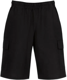 Jerseyhose Cargo-Bermuda aus 100% Baumwolle , Herren, Gr. XXXL, US-Gren, schwarz, 100% Baumwolle, sportlich, Hosen