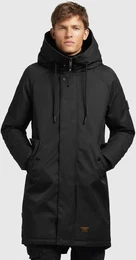 Winterjacke TANDEM , Herren, Gr. L, schwarz, Web, Obermaterial: 100% Polyester, unifarben, modisch, weit, Langarm, Jacken