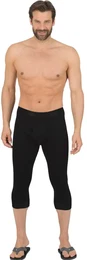 Lange Unterhose 3/4 Unterhose im Doppelpack , Herren, Gr. 7, schwarz, 100% Baumwolle, Unterhosen Lange Unterhose Multipacks Unterhose Unterwsche
