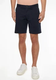 Chinoshorts BROOKLYN SHORT 1985 , Herren, Gr. 31, N-Gr, blau (desert sky), Stoff, Obermaterial: 97% Baumwolle, 3% Elasthan, unifarben, Basic, normal kniefrei, Hosen, in klassischem Design