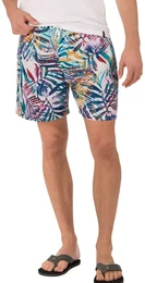 Shorts Bade-/Freizeitshorts mit Druckmotiv , Herren, Gr. XXL, US-Gren, wei, 50% Baumwolle, 50% Polyamid, sportlich, Hosen