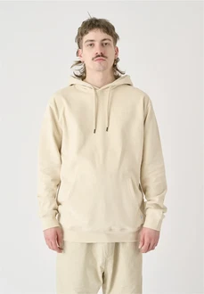 Cleptomanicx Kapuzensweatshirt Ligull beige/dunkelbraun
