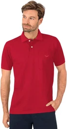 Poloshirt Polohemd mit Brusttasche , Herren, Gr. L, braun (kirsch), 100% Baumwolle, Basic, Kurzarm, Shirts