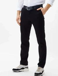 Chinohose Style FABIO IN , Herren, Gr. 34, Lnge 34, schwarz, 68% Baumwolle, 30% Lyocell, 2% Elasthan, Hosen