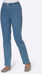 Bequeme Jeans CASUAL LOOKS Gr. 42, Normalgren, blau (blau, bleached), Damen, 98% Baumwolle, 2% Elasthan, unifarben, Jeans