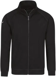Trainingsjacke Raglanjacke , Herren, Gr. XL, schwarz, 100% Baumwolle, casual, Jacken