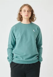 Sweatshirt Embro Gull Gr. XL, blau (blau, grn) Herren Sweatshirts mit kleiner Mwen-Stickerei