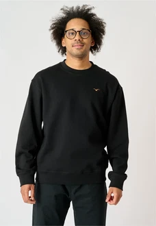 Cleptomanicx Sweatshirt Ligull Boxy schwarz