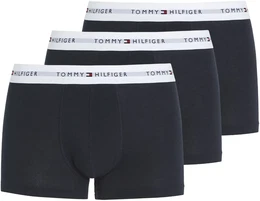 Trunk 3P TRUNK , Herren, Gr. XXL (56), blau (desert, sky, desert, sky, desert, sky, (dunkelblau)), Jersey, Obermaterial: 95% Baumwolle, 5% Elasthan, UNDERWEAR, unifarben, kontrastfarbene Details, krpernah, Unterhosen, mit Logoschriftzug