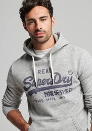 Kapuzensweatshirt VINTAGE VL HOOD Gr. XXL, grau (athletic grey) Herren Sweatshirts