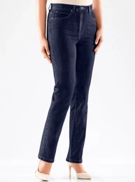 5-Pocket-Jeans CASUAL LOOKS Gr. 36, Normalgren, blau (dark blue) Damen Jeans