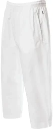 Jerseyhose 3/4 Freizeithose aus Baumwolle , Herren, Gr. L, US-Gren, wei, 100% Baumwolle, Basic, Hosen