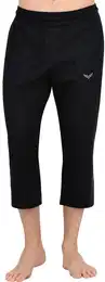 Jerseyhose 3/4 Freizeithose , Herren, Gr. 4XL, US-Gren, schwarz, 100% Baumwolle, Basic, Hosen
