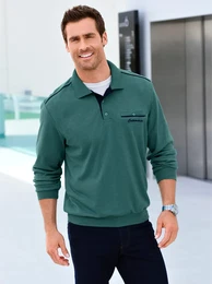 Sweatshirt CATAMARAN Gr. 44/46, grn (smaragdgrn) Herren Sweatshirts