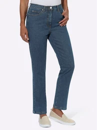 5-Pocket-Jeans CASUAL LOOKS Gr. 48, Normalgren, blau (blau, stone, washed), Damen, 98% Baumwolle, 2% Elasthan, unifarben, Jeans