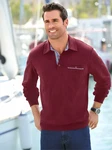 MARCO DONATI Langarm-Shirt rot/bordeaux