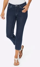 7/8-Jeans CASUAL LOOKS Gr. 40, Normalgren, blau (blau, stone, washed), Damen, 81% Baumwolle, 17% Polyester, 2% Elasthan, unifarben, Jeans