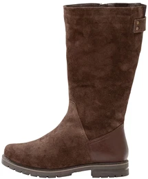 Weitschaftstiefel Groe Gren Gr. 38, XL-Schaft, braun Damen Schuhe Reiverschlussstiefel Weitschaftstiefel Reiterstiefel mit elastischer Zierschnalle