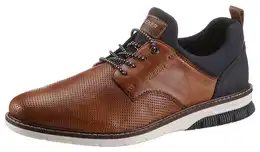 Slip-On Sneaker , Herren, Gr. 44, blau (cognac, dunkelblau), Leder, Textil, sportlich, Schuhe, Business Schuh, Slipper, Festtagsschuh mit elastischen Schnrsenkeln, Topseller
