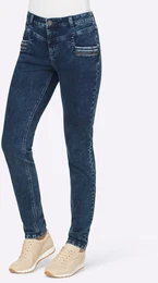 Bequeme Jeans Gr. 46, Normalgren, blau (blue, stone, washed) Damen Jeans