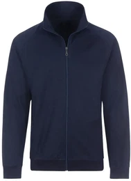 Sweatjacke Raglanjacke aus Sweat-Qualitt , Herren, Gr. S, blau (navy), 70% Baumwolle, 30% Polyester, casual, Sweatjacken