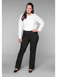 Bootcuthose Groe Gren Gr. 46, Normalgren, schwarz Damen Hosen mit Bodyforming-Effekt